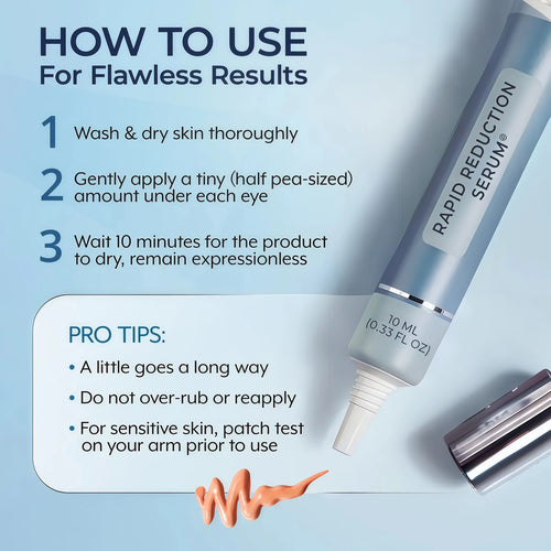 Plexaderm Rapid Reduction Serum - Visibly Reduces Under-Eye Bags & Wrinkles
